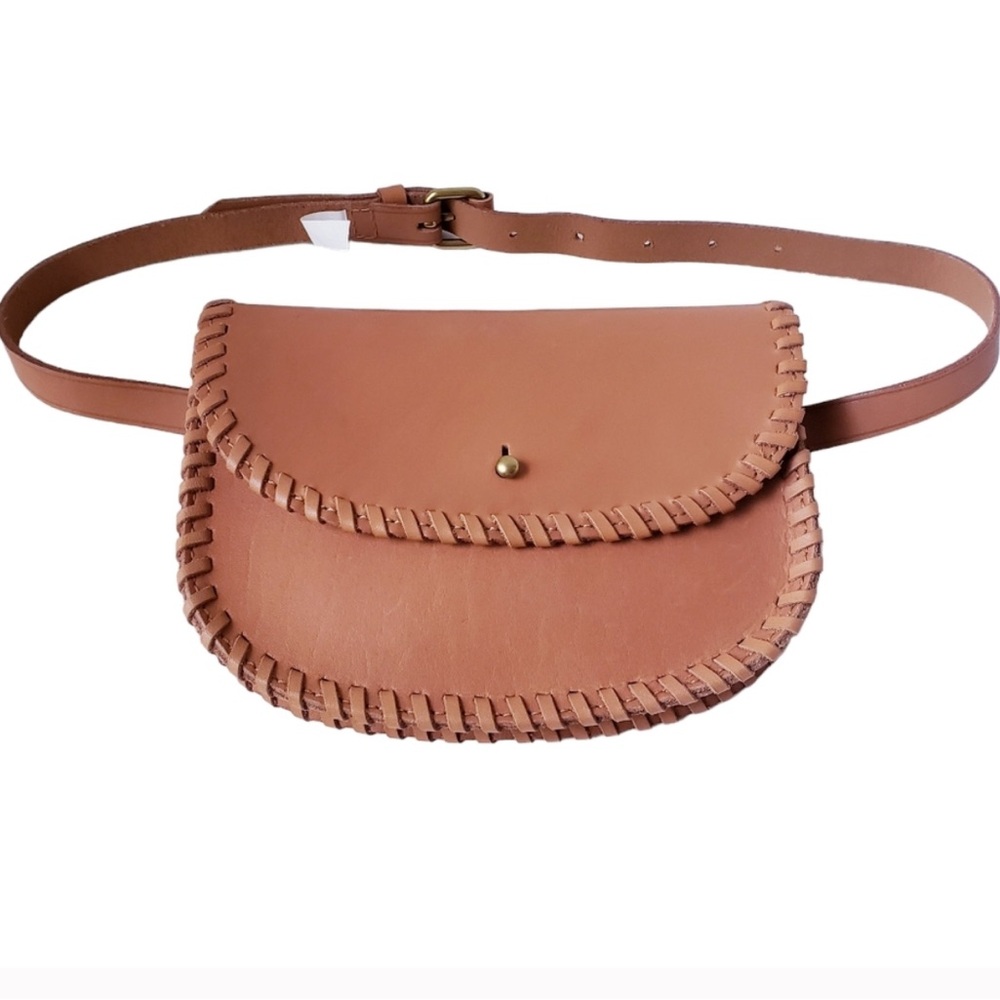 Madewell Tan Leather Belt Bag